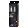cable adata tipo C blanco aca3al-100cm-csv