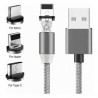 cable magnetico topk tipo c lightning micro usb